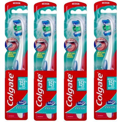 Colgate 360° Whole Mouth Clean Zahnbürste - Medium Colgate 360° Whole Mouth Clean Zahnbürste - Medium