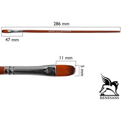 Arthobby J1001FR - Szintetikus, Hosszú nyél, Kerek forma - Festőecset Arthobby J1001FR - Szintetikus, Hosszú nyél, Kerek forma - Festőecset