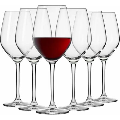 Zestaw Szklanek do Czerwonego Wina Krosno - 300ml, 6 szt. Zestaw Szklanek do Czerwonego Wina Krosno - 300ml, 6 szt.