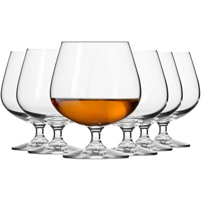 Zestaw kieliszków do koniaku Krosno - 6x 480 ml - Elegancki, nadaje się do zmywarki Zestaw kieliszków do koniaku Krosno - 6x 480 ml - Elegancki, nadaje się do zmywarki