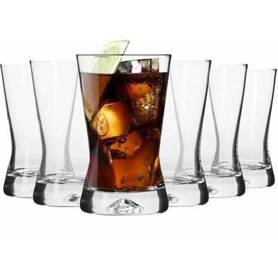 Krosno Verres d'eau - 6x 200ml - Verres modernes et clairs - Publicité Krosno Verres d'eau - 6x 200ml - Verres modernes et clairs - Publicité