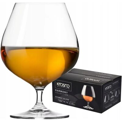 Krosno Kieliszki do koniaku 6x 590 ml - Kieliszki do koniaku Krosno Kieliszki do koniaku 6x 590 ml - Kieliszki do koniaku
