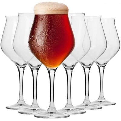 Krosno Szklanki Pilsner Tulip - 6 szt. 420ml Krosno Szklanki Pilsner Tulip - 6 szt. 420ml
