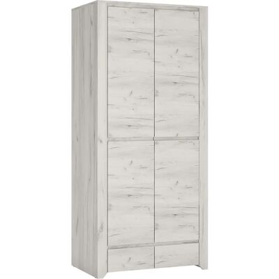 Furniture To Go Angel 2 Door 2 Drawer Wardrobe - Wardrobe Furniture To Go Angel 2 Door 2 Drawer Wardrobe - Wardrobe