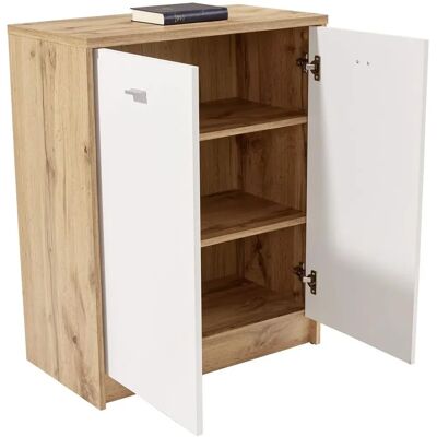 Sconto Ravenna fa színű komód - 74x85,4x34,6 cm Sconto Ravenna fa színű komód - 74x85,4x34,6 cm