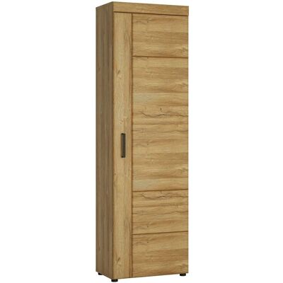 Wojcik Grandson Oak Tall Cupboard - Natural Wood Finish Wojcik Grandson Oak Tall Cupboard - Natural Wood Finish