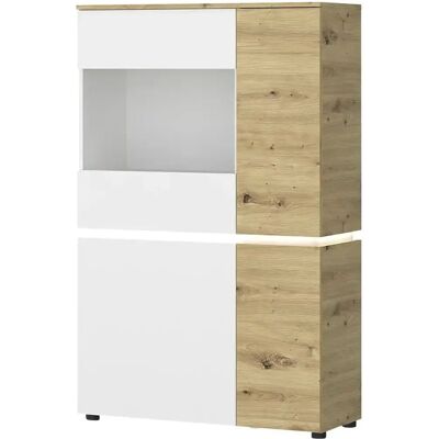 INOSIGN Luci Vitrine - Weiß - 90,4x146x40 cm - 4 Türen INOSIGN Luci Vitrine - Weiß - 90,4x146x40 cm - 4 Türen