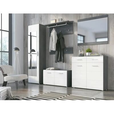 Sconto Santiago szürke gardrób - Garderobenschrank Sconto Santiago szürke gardrób - Garderobenschrank