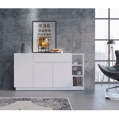 INOSIGN Bristol Sideboard - 3 Türen, 1 Schublade, 3 Regale, Weiß INOSIGN Bristol Sideboard - 3 Türen, 1 Schublade, 3 Regale, Weiß