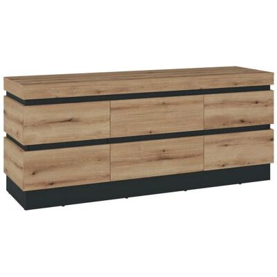 Wojcik Lowboard - Coast Evoke Eiche - 161cm TV-Schrank Wojcik Lowboard - Coast Evoke Eiche - 161cm TV-Schrank