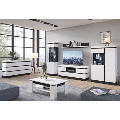 Wojcik Campania weiß TV-Lowboard - TV Lowboard Wojcik Campania weiß TV-Lowboard - TV Lowboard
