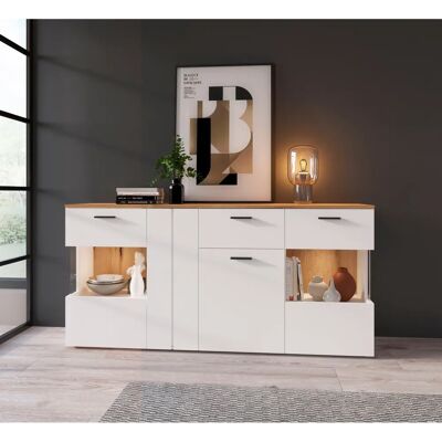 INOSIGN Dalano Weiß & Eiche Sideboard INOSIGN Dalano Weiß & Eiche Sideboard