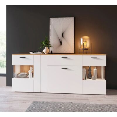 INOSIGN Dalano Weiß & Eiche Sideboard - Sideboard INOSIGN Dalano Weiß & Eiche Sideboard - Sideboard