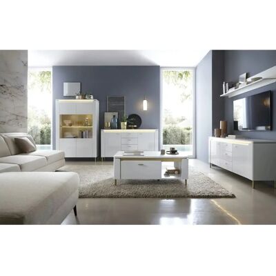 Höffner Lazio Fehér oldalszekrény - Sideboard Höffner Lazio Fehér oldalszekrény - Sideboard