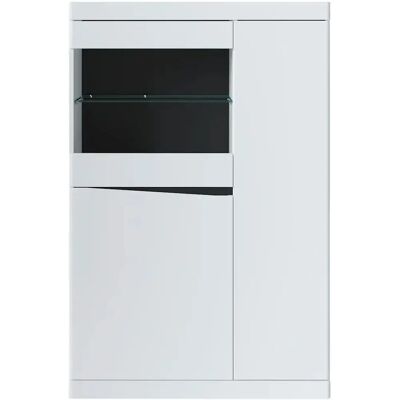 Sconto Turino Neo Fehér Magas Szekrény - Highboards Sconto Turino Neo Fehér Magas Szekrény - Highboards