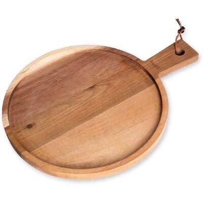 Husla Akazien Holz Schneide- und Serviertablett 30cm Husla Akazien Holz Schneide- und Serviertablett 30cm
