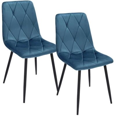 PIADO Laivastonsiniset 2 samettituolit - Tuoli PIADO Laivastonsiniset 2 samettituolit - Tuoli