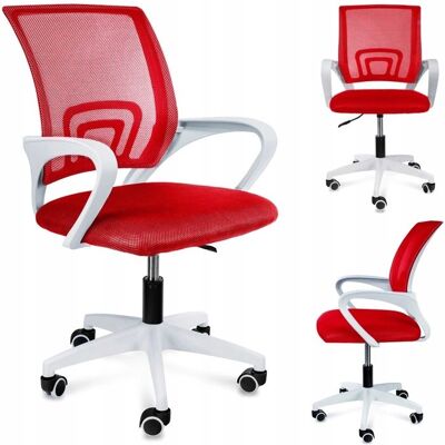 Jumi Älykäs toimistotuoli - Säädettävä korkeus, Punainen, Ergonominen Jumi Älykäs toimistotuoli - Säädettävä korkeus, Punainen, Ergonominen
