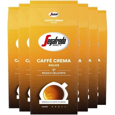 Segafredo Caffè Crema Dolce - Jasno Palone - Ziarenka do Espresso Segafredo Caffè Crema Dolce - Jasno Palone - Ziarenka do Espresso