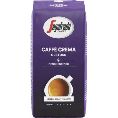 Segafredo Caffè Crema Gustoso - 1000 g Ziaren Kawy - Włoska Pełna Ciało Kawa Segafredo Caffè Crema Gustoso - 1000 g Ziaren Kawy - Włoska Pełna Ciało Kawa