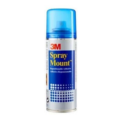 3M 7000116723 Adhesive Spray - 200ml - Spray Mount - Professional Grade 3M 7000116723 Adhesive Spray - 200ml - Spray Mount - Professional Grade