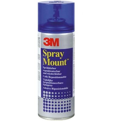 Adhésif en spray réutilisable 3M Spray Mount - 400ml - Publicité Adhésif en spray réutilisable 3M Spray Mount - 400ml - Publicité