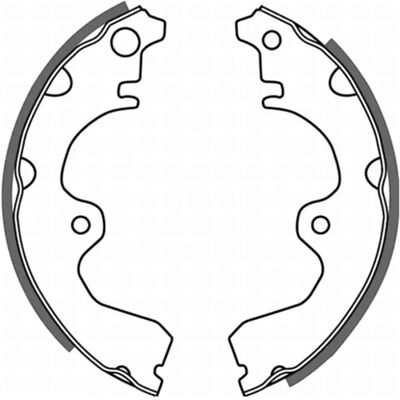 ABE C02047ABE Plaquettes de frein arrière pour Toyota Starlet V - Plaquettes de frein ABE C02047ABE Plaquettes de frein arrière pour Toyota Starlet V - Plaquettes de frein