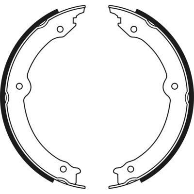 Zapatas de freno ABE C02085ABE para Toyota Tundra Land Cruiser Zapatas de freno ABE C02085ABE para Toyota Tundra Land Cruiser