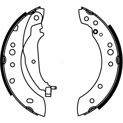 Shoe freno ABE C05063ABE - Asse posteriore 203mm 38mm Mitsubishi Colt 6 Shoe freno ABE C05063ABE - Asse posteriore 203mm 38mm Mitsubishi Colt 6