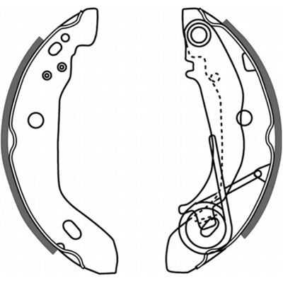 TRW C0M007ABE Bremsbeläge für Hinterachse TRW C0M007ABE Bremsbeläge für Hinterachse