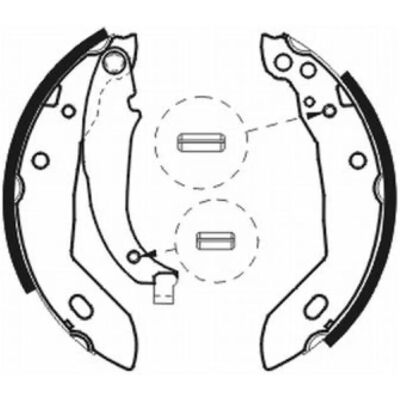 Zapatas de freno ABE C0P003ABE 180x32 - Brake Shoes Zapatas de freno ABE C0P003ABE 180x32 - Brake Shoes