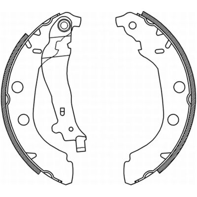 BENDIX Peugeot 406 Bremseklosser - Bakaksel 228,6mm, 42mm BENDIX Peugeot 406 Bremseklosser - Bakaksel 228,6mm, 42mm