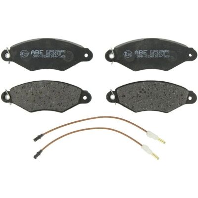 KRAFT Plaquettes de Frein pour Essieu Avant - Disque de Frein KRAFT Plaquettes de Frein pour Essieu Avant - Disque de Frein
