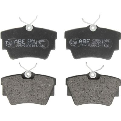 Set pastiglie freno TRW C2R011ABE per asse posteriore Set pastiglie freno TRW C2R011ABE per asse posteriore