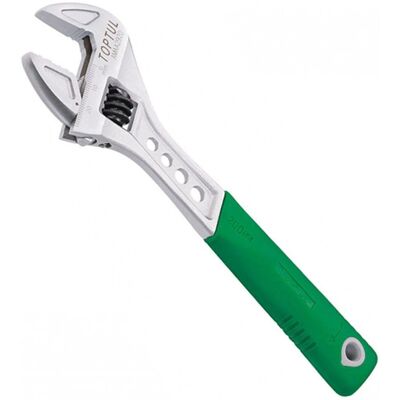 TOPTUL - 8in - 209mm - Plastgrepp - Justerbar skiftnyckel TOPTUL - 8in - 209mm - Plastgrepp - Justerbar skiftnyckel