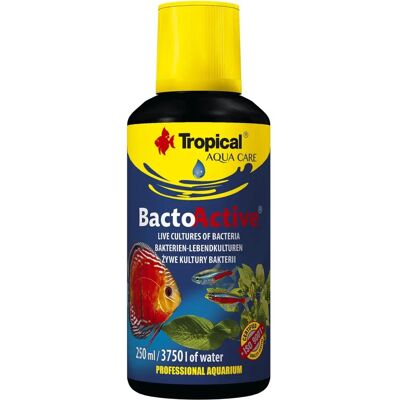 Tropical Aqua Care Bacto Active - Conditionneur d'eau pour aquariums Tropical Aqua Care Bacto Active - Conditionneur d'eau pour aquariums