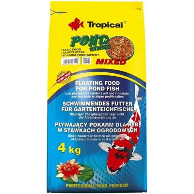 Tropical Pond Sticks Mixed - Karma dla ryb w oczku wodnym - 4kg Tropical Pond Sticks Mixed - Karma dla ryb w oczku wodnym - 4kg
