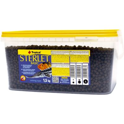 Tropical Sterlet Basic - Fischfutter - 1,5kg Tropical Sterlet Basic - Fischfutter - 1,5kg