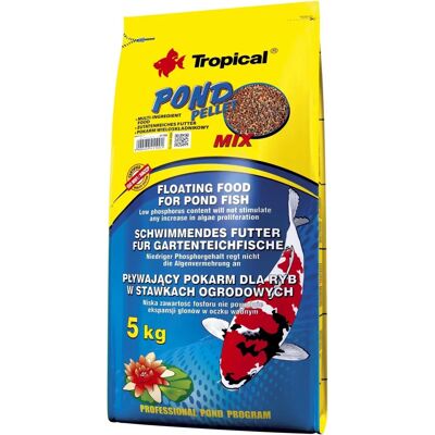 Mélange de Pastilles pour Étang Tropical - Nourriture pour Poissons - 5kg Mélange de Pastilles pour Étang Tropical - Nourriture pour Poissons - 5kg