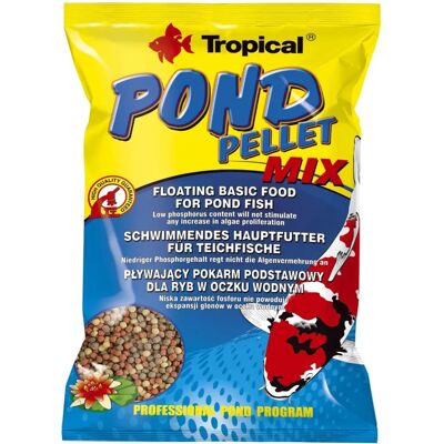 Mélange de Pellet pour Étang Tropical - Nourriture pour Poissons - Eau Froide - Publicité Mélange de Pellet pour Étang Tropical - Nourriture pour Poissons - Eau Froide - Publicité