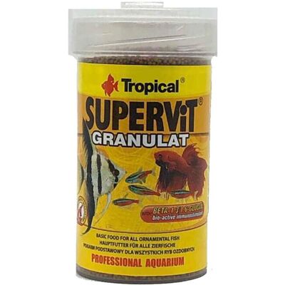 Nourriture pour poissons Tropical Supervit - Granulés multivitaminés Nourriture pour poissons Tropical Supervit - Granulés multivitaminés