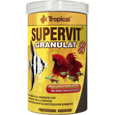 Supervit Tropical 1000ml Granulat Pokarm dla Ryb - Gatunek ryb Supervit Tropical 1000ml Granulat Pokarm dla Ryb - Gatunek ryb