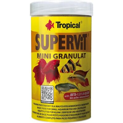 Tropical Mini Granulat - Nourriture pour petits poissons - 250ml/162,5g Tropical Mini Granulat - Nourriture pour petits poissons - 250ml/162,5g
