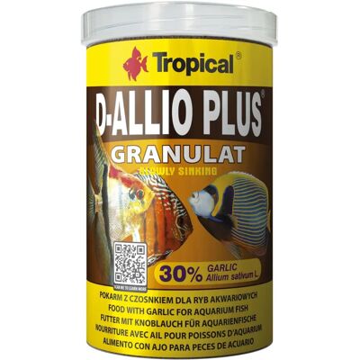 Tropical D-allio Plus Nourriture pour poissons à l'ail - Nourriture pour poissons Tropical D-allio Plus Nourriture pour poissons à l'ail - Nourriture pour poissons