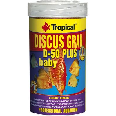Tropical Discus Gran D-50 Plus Baby - Nourriture pour poissons Tropical Discus Gran D-50 Plus Baby - Nourriture pour poissons