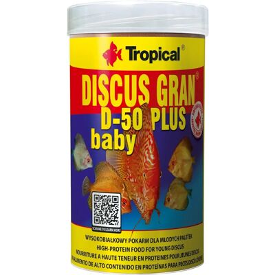 Tropical Discus Gran D-50 Plus Baby - Nourriture pour poissons Tropical Discus Gran D-50 Plus Baby - Nourriture pour poissons