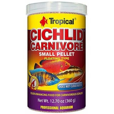 Granulés pour cichlididés carnivores - Nourriture pour poissons carnivores Tropical Granulés pour cichlididés carnivores - Nourriture pour poissons carnivores Tropical