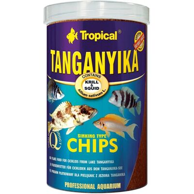 Tropical Chips de Tanganyika - Nourriture pour grands Cichlidés Tropical Chips de Tanganyika - Nourriture pour grands Cichlidés