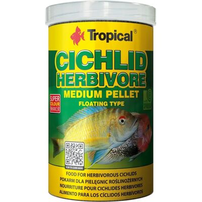 Tropical Cichlid Herbivore Medium Pellet - Nourriture pour Poissons Tropical Cichlid Herbivore Medium Pellet - Nourriture pour Poissons