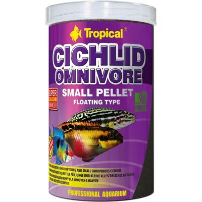 Tropical CICHLID OMNIVORE SMALL PELLET - Fischfutter Tropical CICHLID OMNIVORE SMALL PELLET - Fischfutter